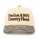 C.C TCM0097
Two Tone "I've Got A 90's Country Heart'" Canvas Embroidered Baseball Cap

- Snap Back Closure
- One Size Fits Most
- 100% Cotton