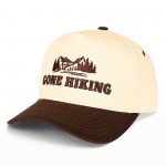 Wholesale c C TCM Two GONE HIKING Canvas Embroidered Baseball Cap Snap Back Clos