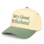 Wholesale c C TCM Two Sorry About My Husband Canvas Embroidered Baseball Cap Sna