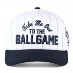 Wholesale c C TCM Two Pin Stripe Embroidered Take Me Out Ball Game Baseball Cap