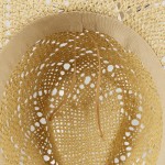 Wholesale c C CBC Woven Cowboy Hat Stone Star Beaded Band One Fits Most Adjustab
