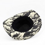 Wholesale snake Print Cowboy Hat Bull Head Accent One Paper