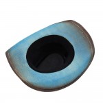 Wholesale distressed Straw Cowboy Hat Orate Vegan Leather Band One Paper