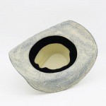 Wholesale homemade Vintage Cowboy Hat Silver Bull Head Multi Band One Paper