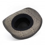 Wholesale western Straw Cowboy Hat Turquoise Stone Concho Bull Emblem Buckle Ban