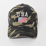 'USA' & American Flag Embroidered Baseball Cap

- One Size Fits Most
- Slide Buckle Adjustment
- 100% Cotton