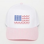 Bow Flag Embroidered Two Tone Baseball Cap

- One Size Fits Most
- Snap Back Closure
- 100% Cotton