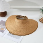 Wholesale straw Sun Visor One Fits Most Paper