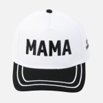 Wholesale two MAMA Embroidered Baseball Cap Lined Bill Go Ask Dad Side Embroider