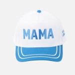 Wholesale two MAMA Embroidered Baseball Cap Lined Bill Go Ask Dad Side Embroider