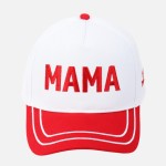 Wholesale two MAMA Embroidered Baseball Cap Lined Bill Go Ask Dad Side Embroider
