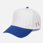 Wholesale two Pinstripe BASEBALL Embroidered Baseball Cap Baseball Side Embroide