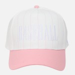 Wholesale two Pinstripe BASEBALL Embroidered Baseball Cap Baseball Side Embroide
