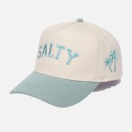 Wholesale two SALTY Embroidered Baseball Cap Palm Tree Details Snap Back Closure