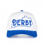 Wholesale c C TCM Two DERBY Kentucky State Outline Canvas Embroidered Baseball C