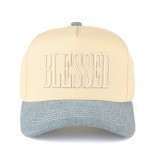 Wholesale tCM BLESSED Embroidered Two Baseball Cap Snap Back Closure One Fits Mo