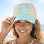 Wholesale c C TCM Two Girls Just Wanna Have Sun Canvas Embroidered Baseball Cap