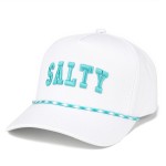 Wholesale tCM SALTY Embroidered Baseball Cap Rope Detail Snap Back Closure One F