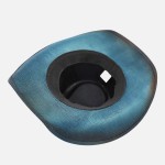 Wholesale vintage Straw Cowboy Hat Turquoise Gem Flower Concho Band One Fits Mos