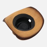 Wholesale vintage Straw Cowboy Hat Turquoise Gem Flower Concho Band One Fits Mos