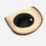 Wholesale vintage Straw Cowboy Hat Vegan Leather Horseshoe Studded Band One Fits