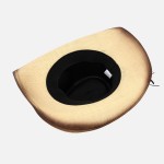 Wholesale vintage Straw Cowboy Hat Studded Band Turquoise Shield Detail One Fits