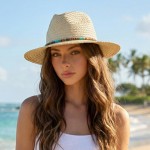 Wholesale straw Hat Boho Beaded Band One Fits Most Paper