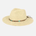 Wholesale straw Hat Boho Beaded Band One Fits Most Paper