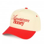 Wholesale tCM RED American Honey Embroidered Two Baseball Cap One Fits Most Snap