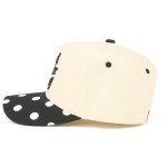 Wholesale tCM Bad Hair Day Embroidered Two Baseball Cap polkadot Detail Snap Bac