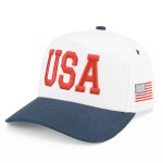 Wholesale tCM USA Embroidered Two Baseball Cap One Fits Most Snap Back Closure C