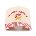 Wholesale tCM ALL AMERICAN HOT DOGS Embroidered Two Baseball Cap One Fits Most S