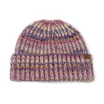 Wholesale space Dye Knit Cuffed Beanie chunky rib marled multi yarn gives every