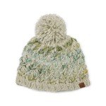 Wholesale popcorn Stitch Pom Beanie knit textured bubble pattern ribbed cuff chu