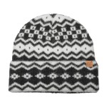 Wholesale fair Isle Knit Cuffed Beanie bold geometric pattern zigzags diamonds s
