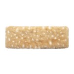 Wholesale fawn Print Faux Fur Headwrap made plush ultra soft faux fur printed sw