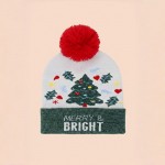 Wholesale merry Bright Pom Pom Lurex Beanie One Fits Most Polyester