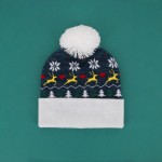 Wholesale christmas Pom Pom Lurex Beanie One Fits Most Polyester