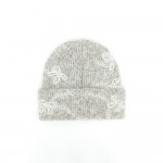 Wholesale add sweet sparkly finish cold weather looks bow embroidered knit beani