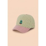 Wholesale christmas Tree Embroidered Baseball Cap cozy boucle knit contrast cord
