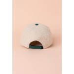 Wholesale fa La La Embroidered Baseball Cap soft boucle crown contrast corduroy