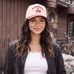 Wholesale howdy Holidays Christmas Baseball Cap western Santa horseback embroide