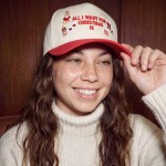 Wholesale all I Want Christmas Baseball Cap playful embroidered lettering wrappe