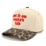 Wholesale put It Santa s Tab Baseball Cap cheeky embroidered script lettering ac