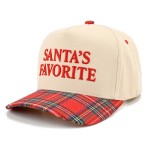 Wholesale santa s Baseball Cap bold puff embroidered lettering front classic tar