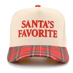 Wholesale santa s Baseball Cap bold puff embroidered lettering front classic tar
