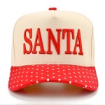Wholesale keep it merry simple SANTA embroidered baseball cap bold raised letter