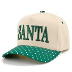 Wholesale keep it merry simple SANTA embroidered baseball cap bold raised letter