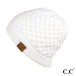 Wholesale c C HAT Ribbed knit beanie Acrylic One fits most