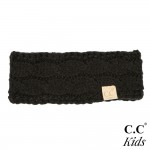 C.C HW-20-KIDS
Kids Cable Knit Headwrap

- One size fits most Kids
- 100% Acrylic